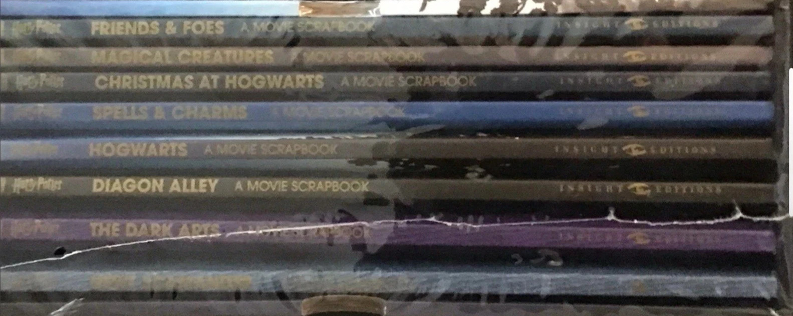 NIB Harry Potter /Fantastic Beasts Movie Scrapbook 8 Book Collection Wrap