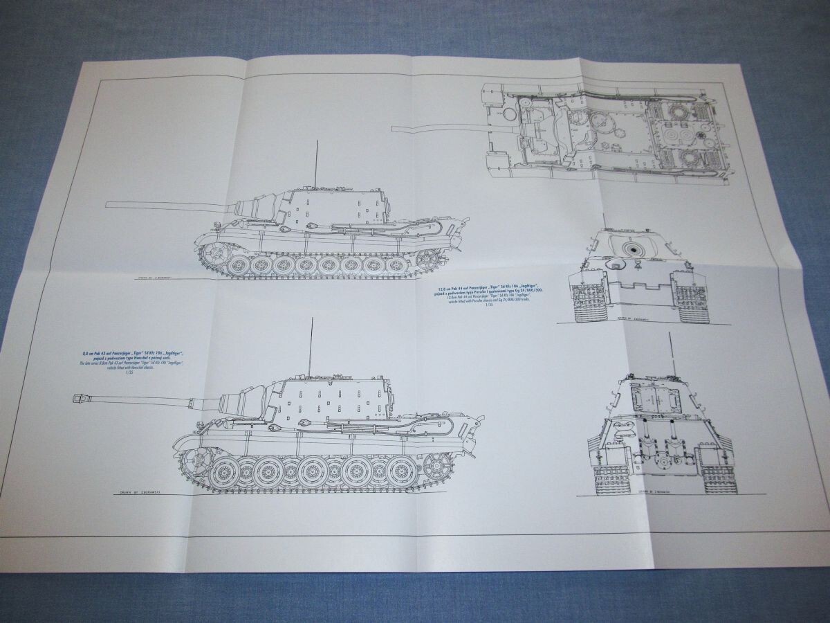 Jagdtiger 12.8 cm Pak 44 auf Panzerjager Tiger Sd Kfz 186 German tank destroyer