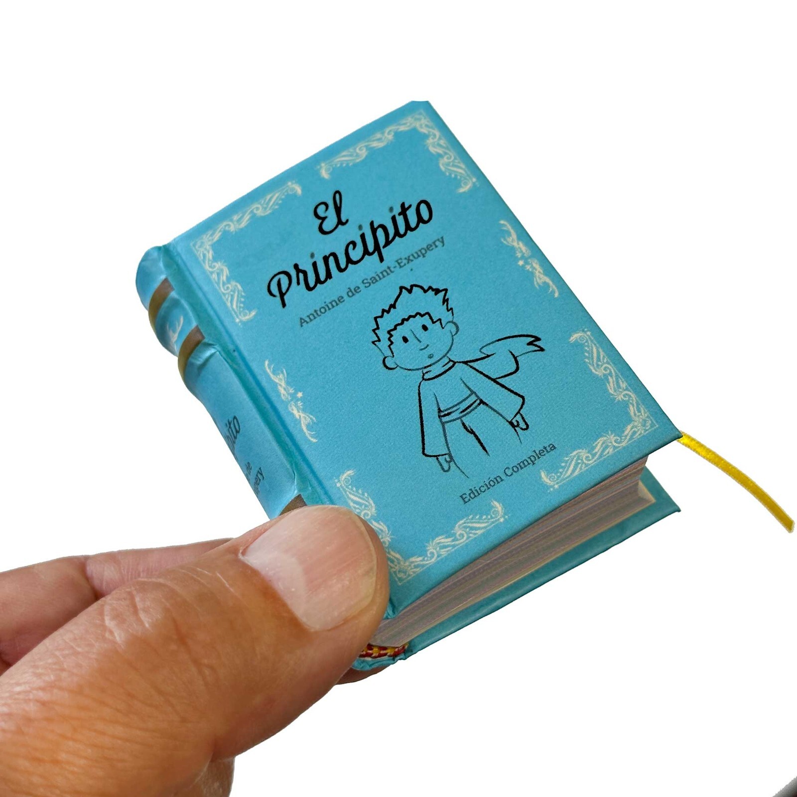 El Principito complete edition new cover 23 mini book 2.65″ high hardcover 442ps