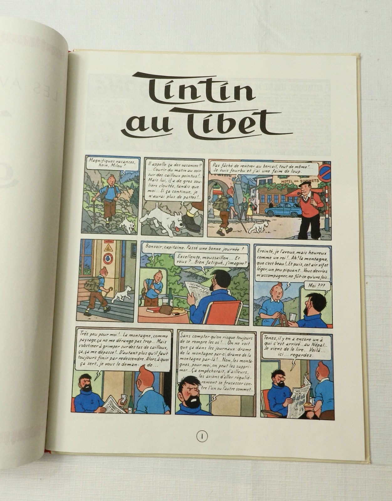 Hergé Les Aventures de Tintin, Tintin au Tibet, Casterman 1980ca, HB, EX