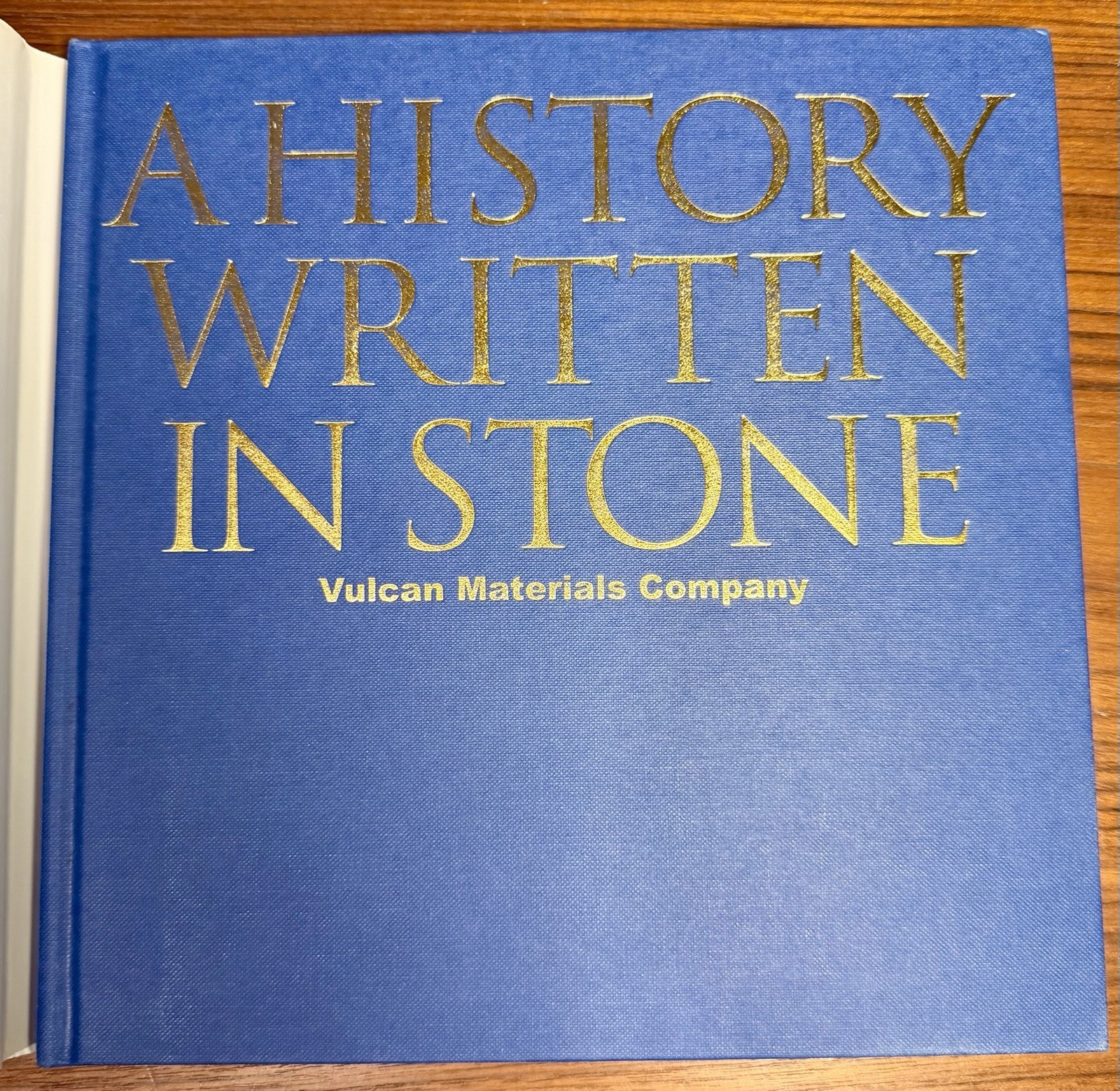 A History Written in Stone -Vulcan Materials Company RARE Privately Published HC