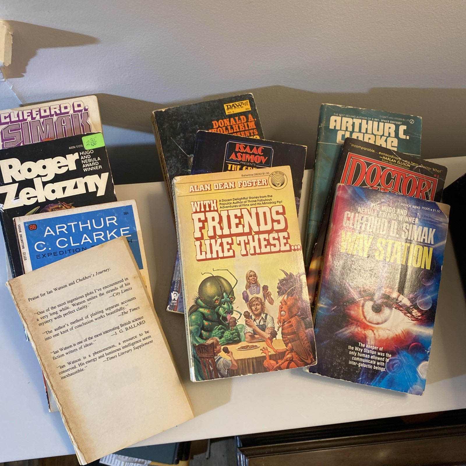 Vintage Sci Fi Paperback Books (10) Ace Avon Ballantine Daw Delrey Mirror Signet