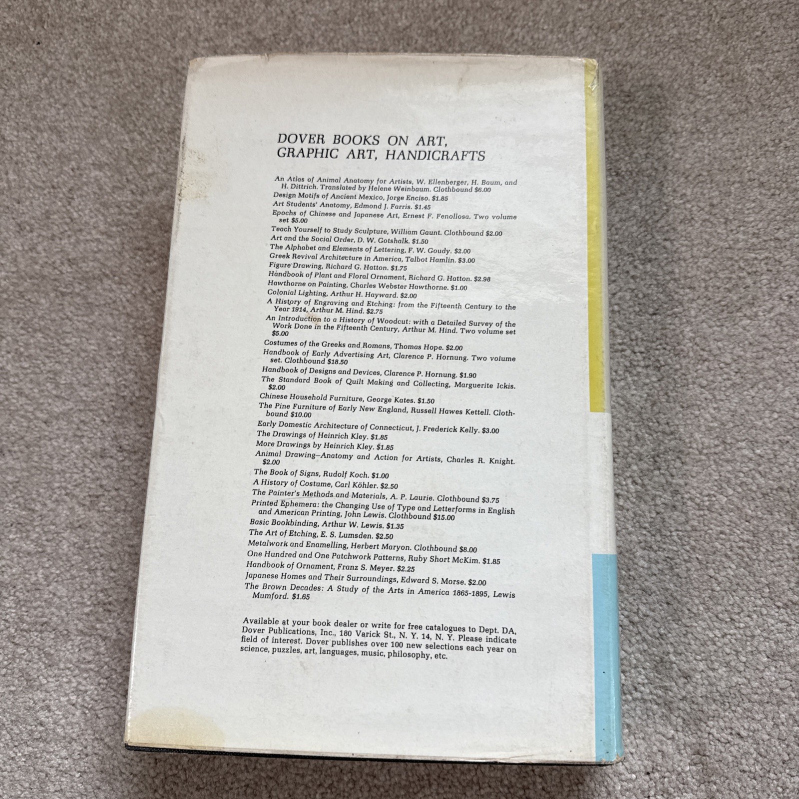 De Re Metallica Georgius Agricola Dover Publications 1950 HC DJ Herbert Hoover
