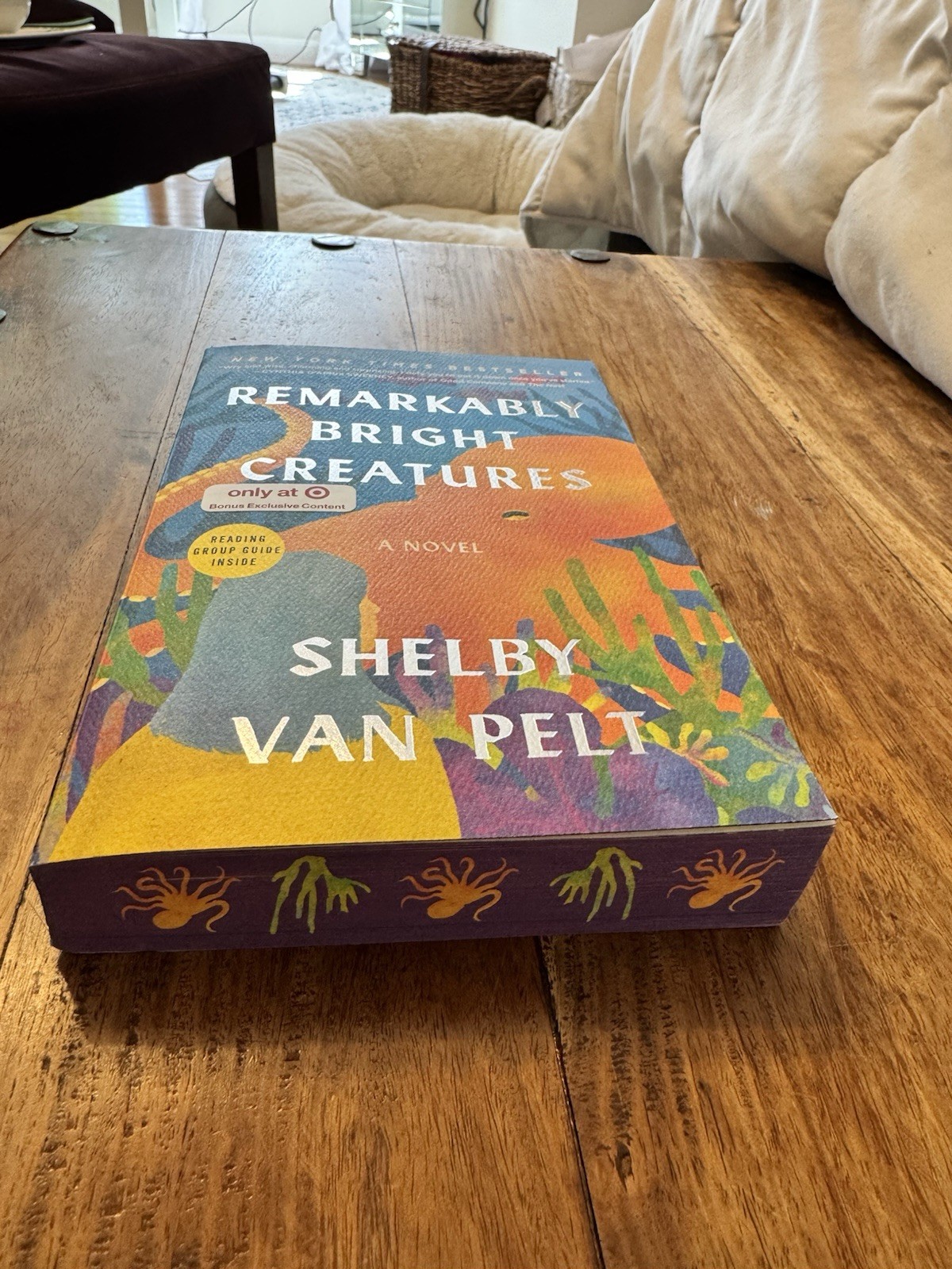 RARE Target Exclusive Remarkably Bright Creatures by Shelby Van Pelt Purple Edge