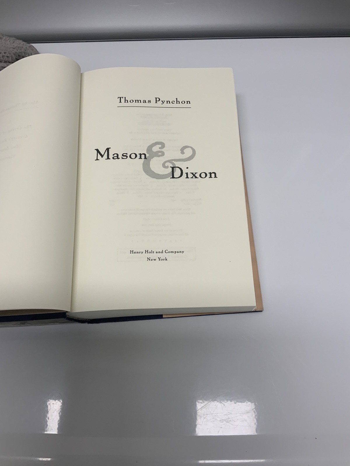 Mason and Dixon Hardcover Thomas Pynchon, First Edition 1997