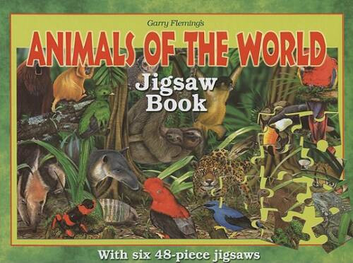 Animals of the World Jigsaw Book (Jigsaw Books) – Hardcover – VERY GOOD