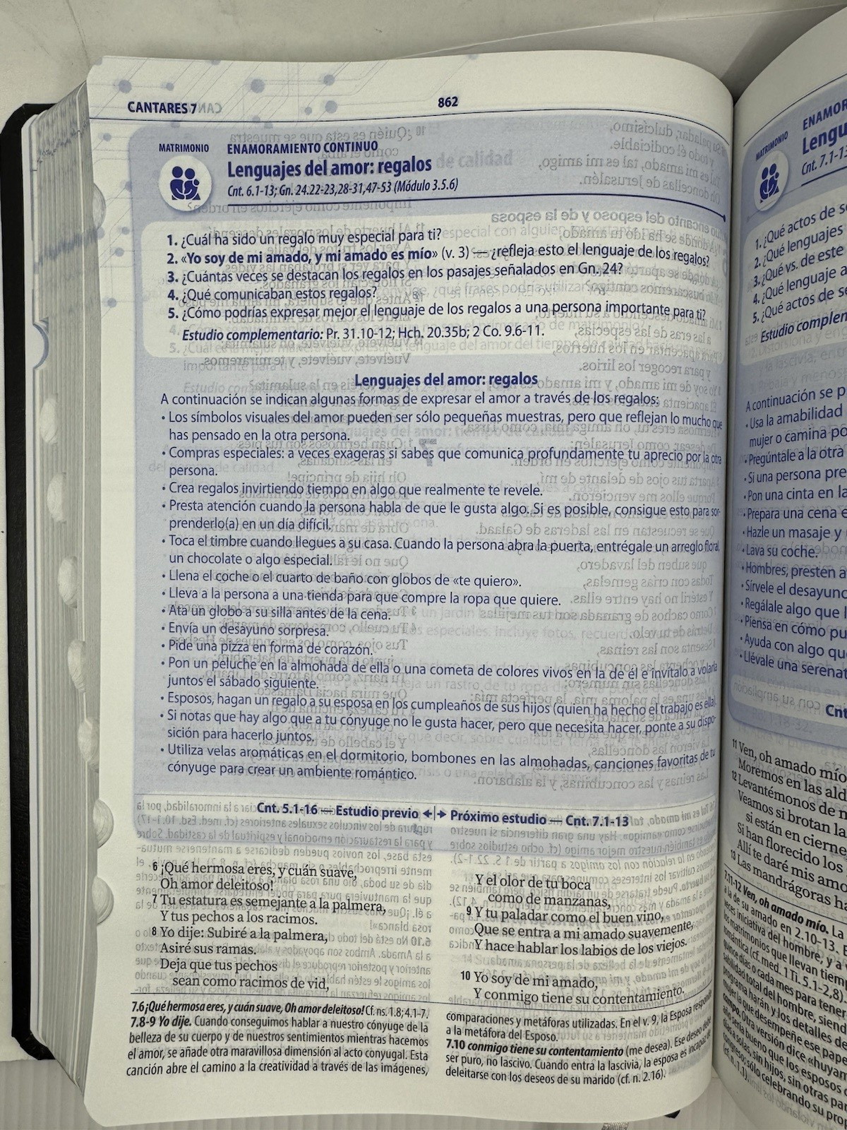 Biblia De Estudio Para El Discipulado RVR.1960 Cuero Con Indice