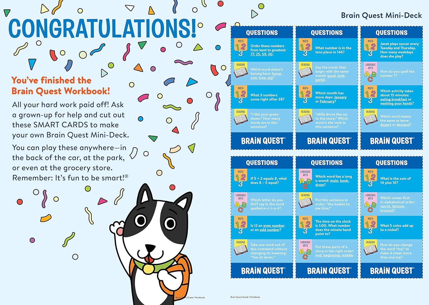 Brain Quest Workbook: 1st Grade Revised Edition