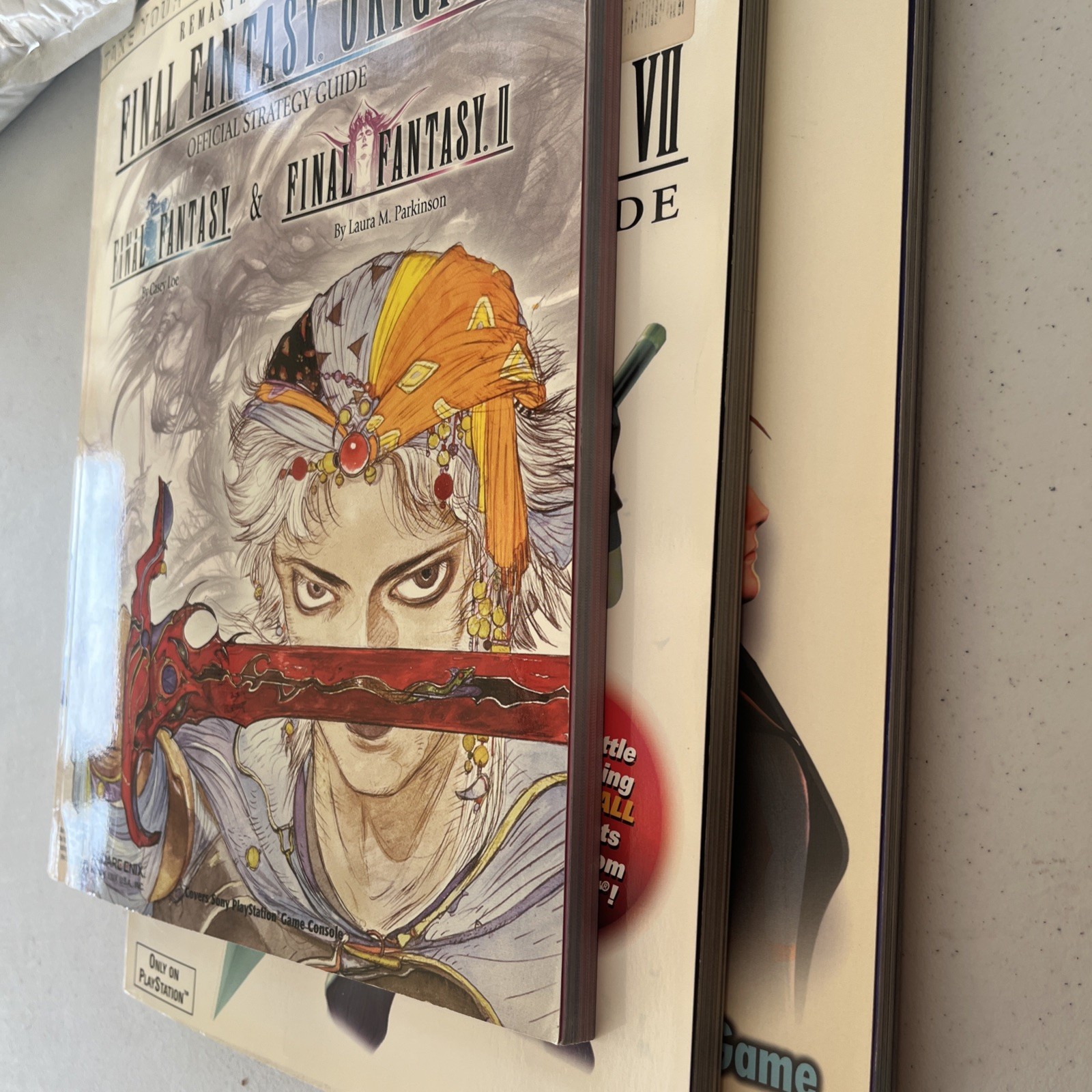 Final Fantasy/II, VII, VIII, Guide Lot Incredible PlayStation PS