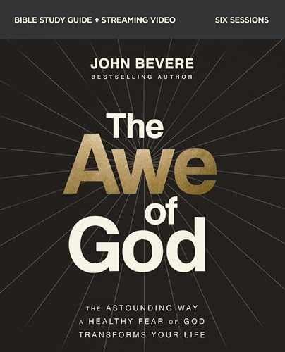 The Awe of God Bible Study Guide plus – Paperback, by Bevere John – Acceptable p