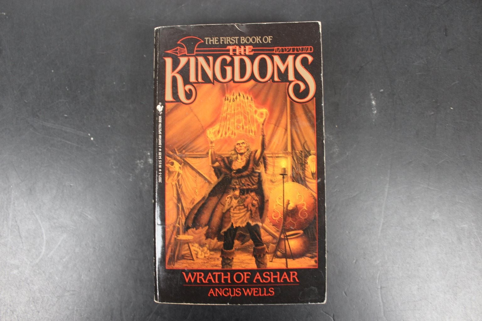 Wrath of Ashar Angus Wells 1990 Fantasy Bantam Spectra Book PB