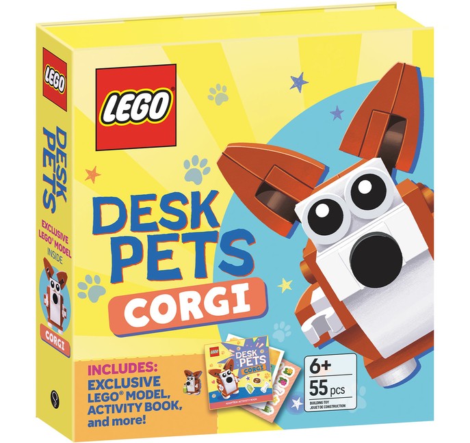 Lego(r) Books. Desk Pets: Corgi Hardcover by Ameet Sp Z O O
