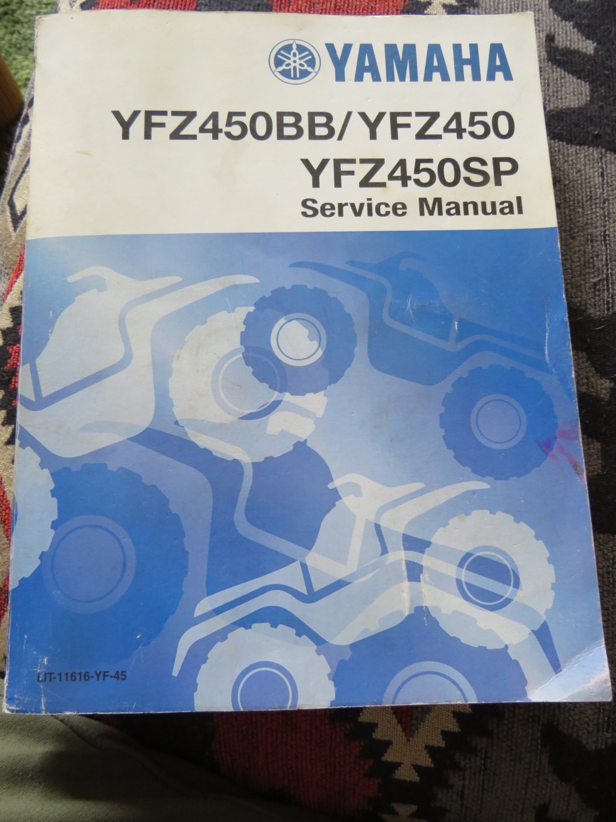 Yamaha YFZ450BB YFZ450 YFZ450SP Service Manual LIT-11616-YF-45