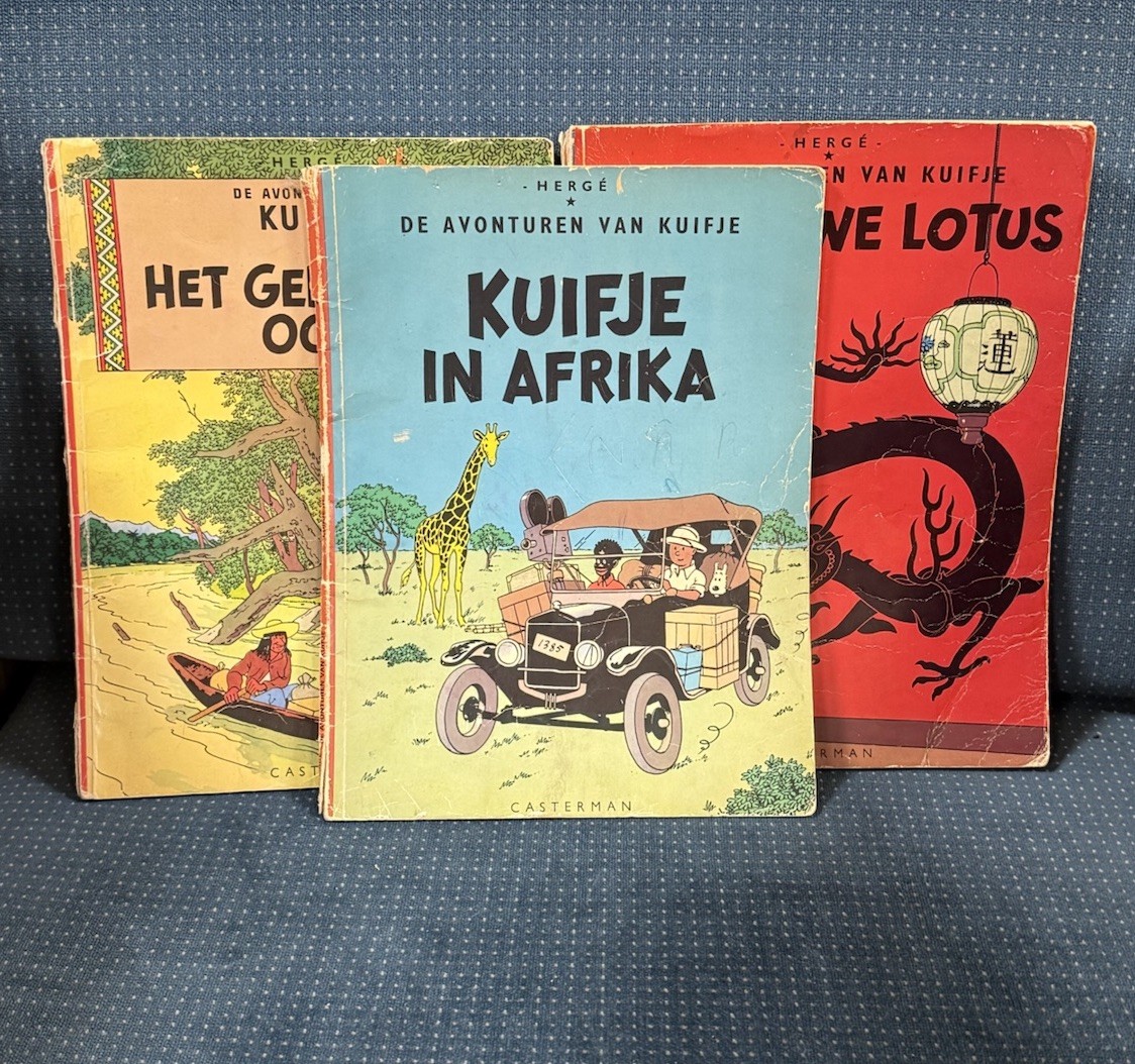 KUIFJE Paperbacks Set Of 3. 1946/1947 Casterman