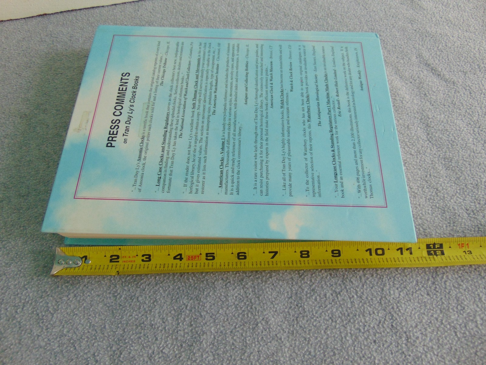 NEW HAVEN CLOCKS & WATCHES BOOK BY TRAN DUY LY 2000 PRICE UPDATE BOOKLET