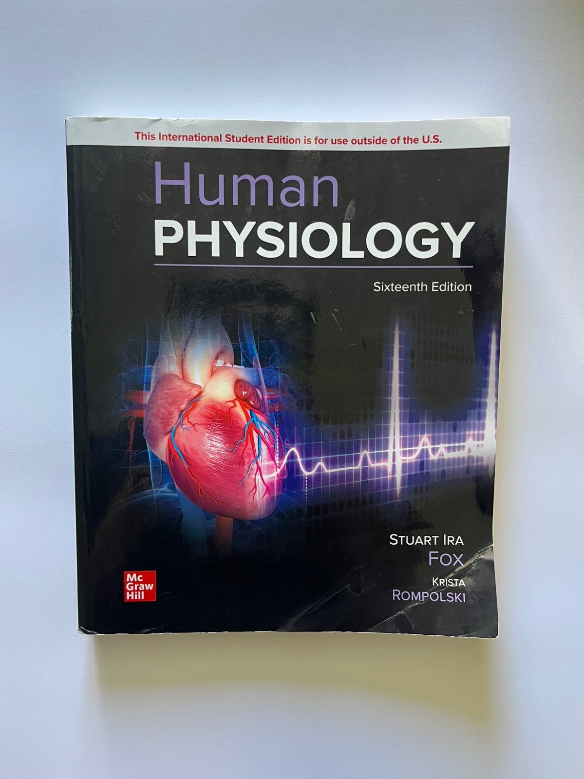 ISE Human Physiology – Paperback, by Stuart Ira Fox; Krista – Very Good