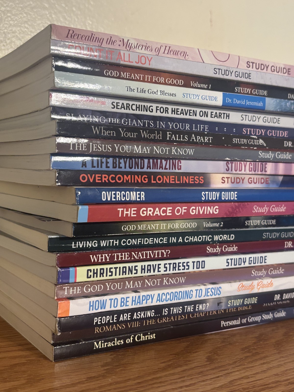 Dr. David Jeremiah Bible Study Guide Books Lot of 41 Unused