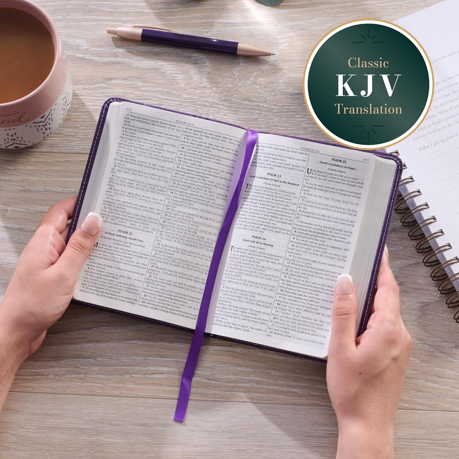 KJV Holy Bible, Compact Faux Leather Red Letter Edition – Ribbon Marker, King