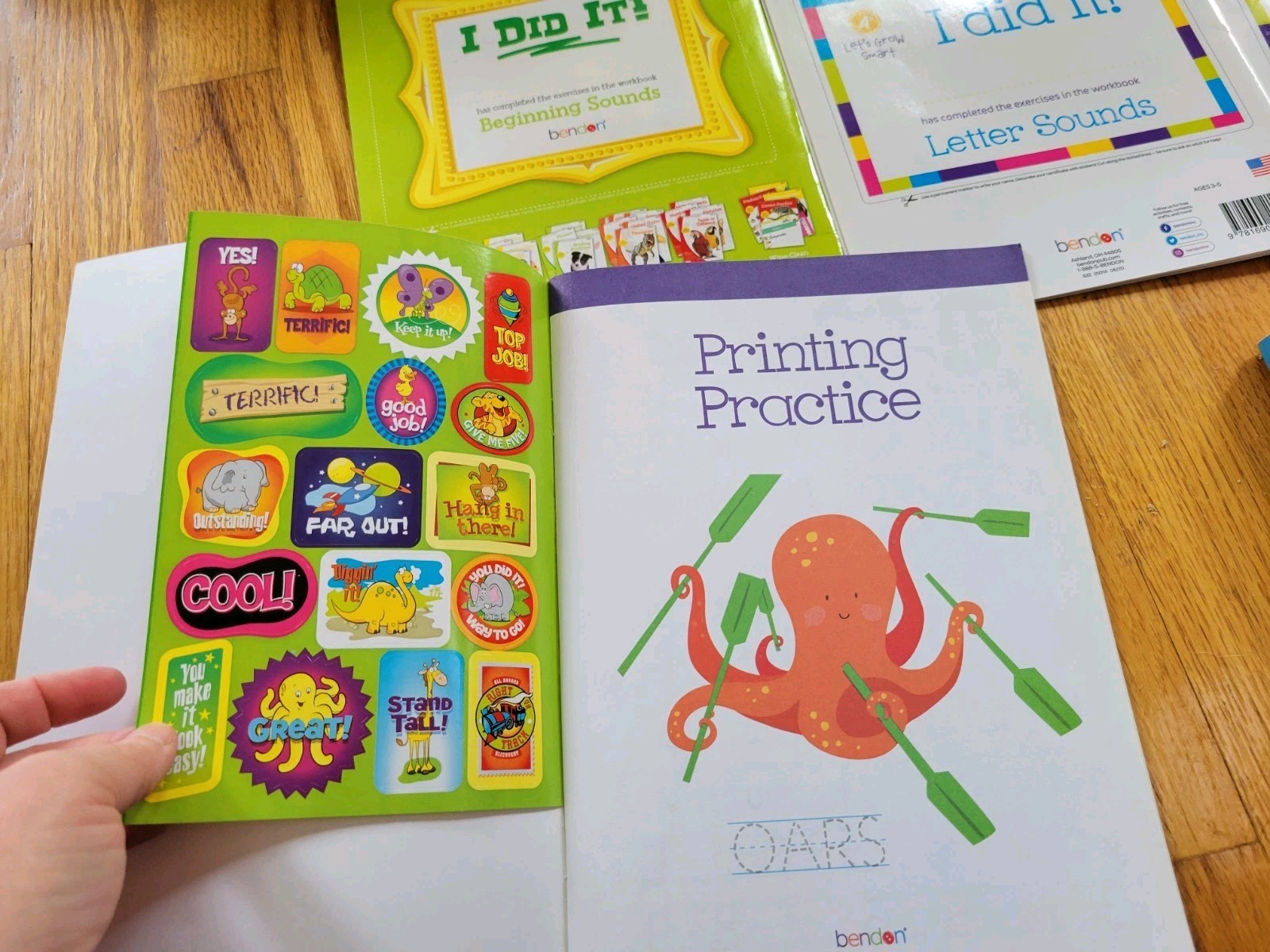 New 7 Learning Workbooks, Phonics, Sounds, Letters, Time&money, Early Reading.
