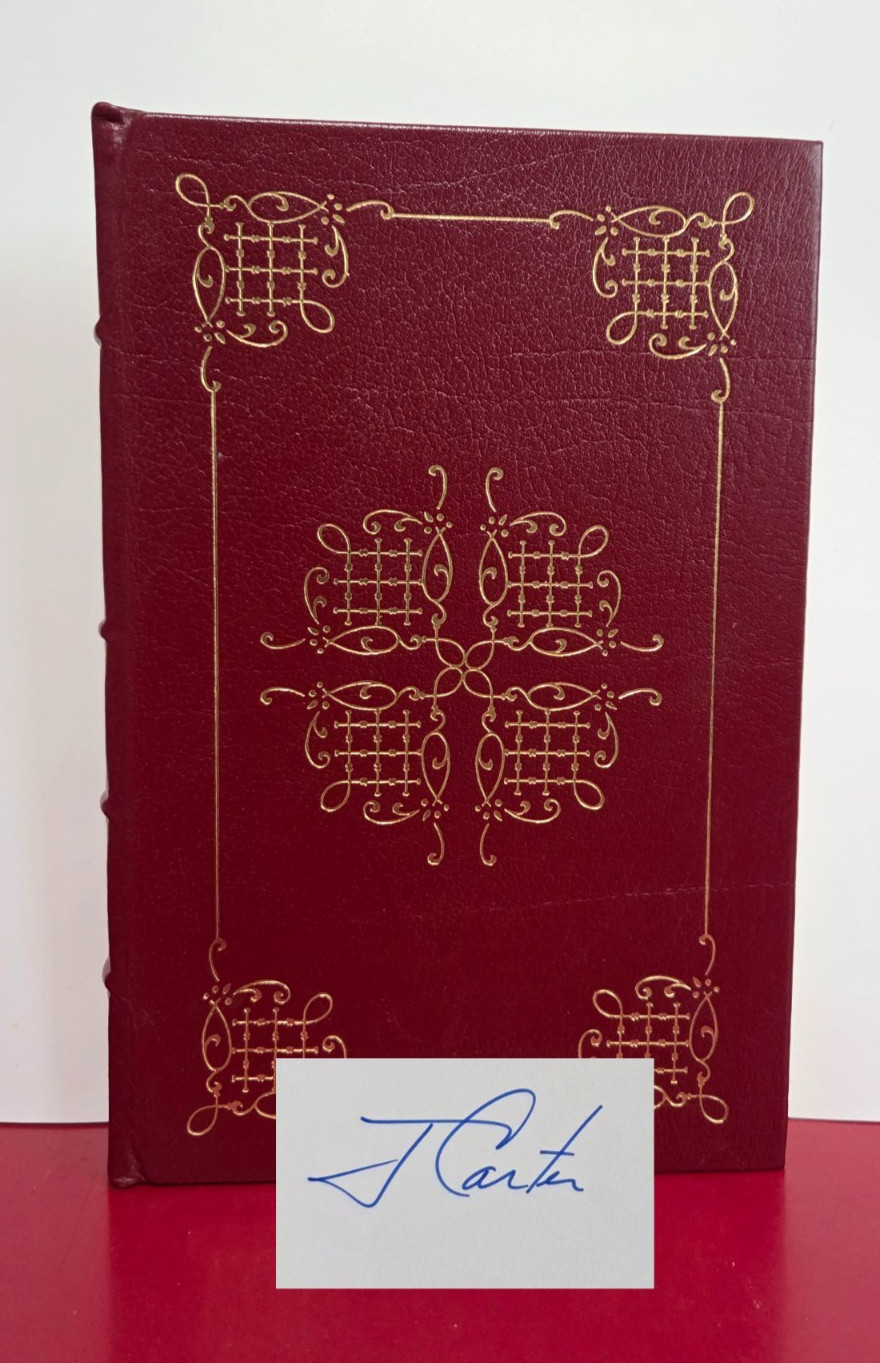 Turning Point — Jimmy Carter | SIGNED 1st Edition Easton Press 1992 Leather HC