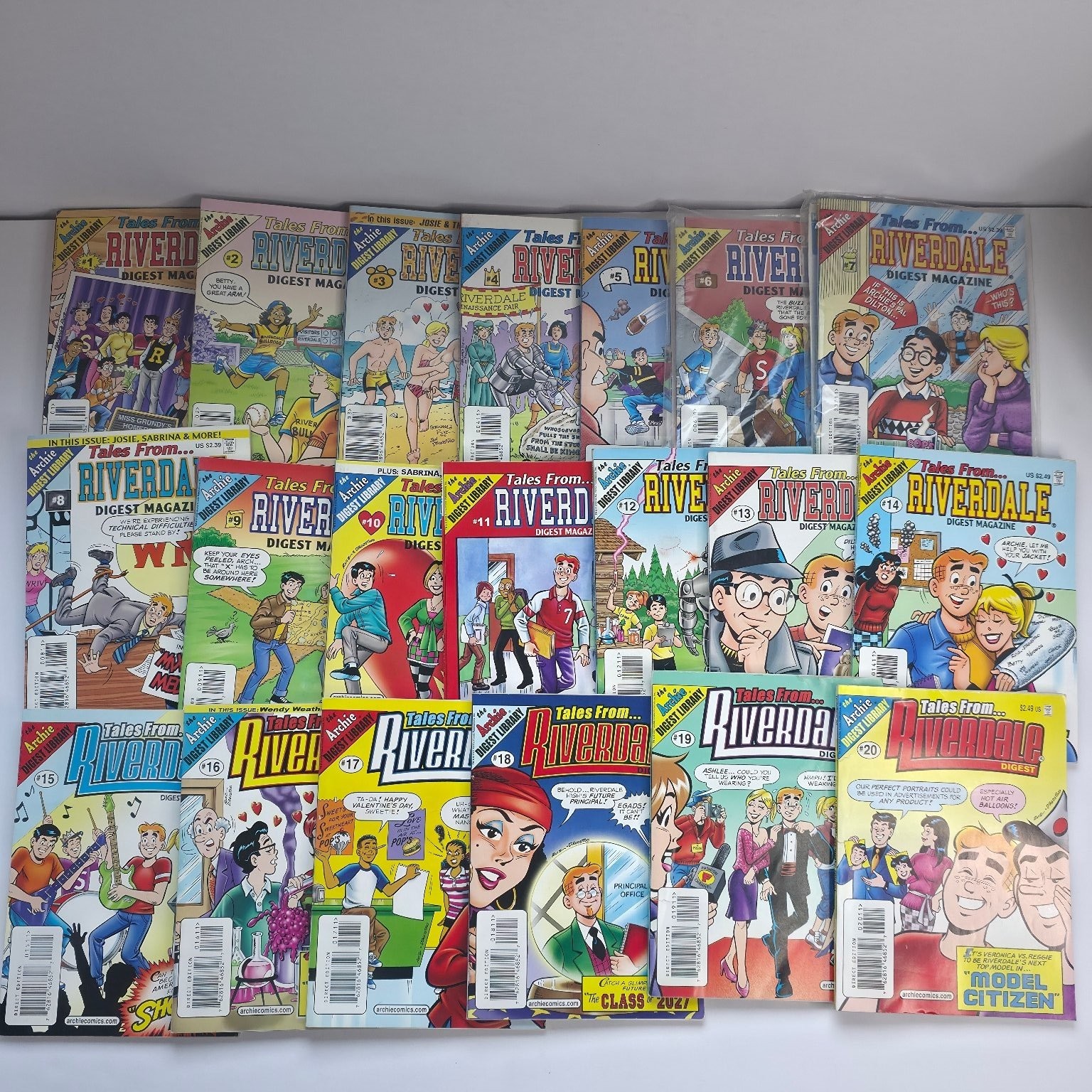 Tales From Riverdale Digest Magazine 1-20 Archie Comics Complete Run 2005-2007