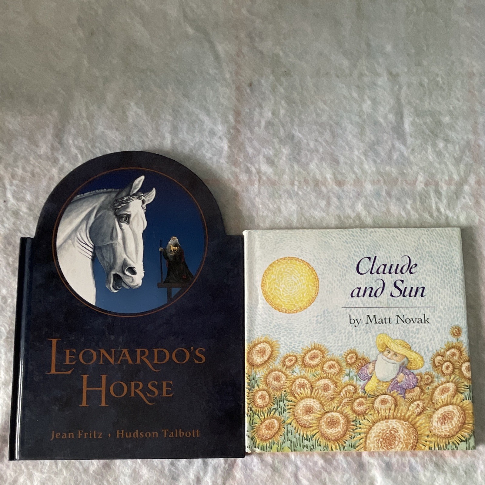 Leonardo’s Horse by Jean Fritz & Hudson Talbott Hardcover 2001 Art Horses