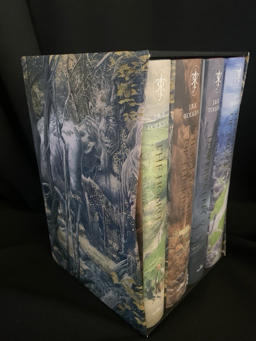 NEW CLEAN FRESH SEALED! Hobbit & Lord of the Rings JRR TOLKIEN Box Set Hardcover