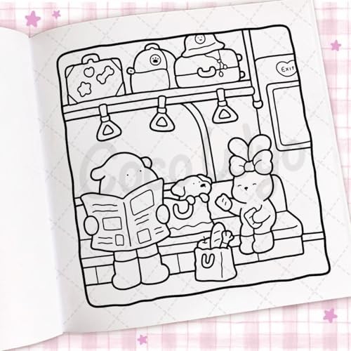 Cozy Days: Coloring Book for Adults and Kids (Cozy Spaces Coloring) Multicolor