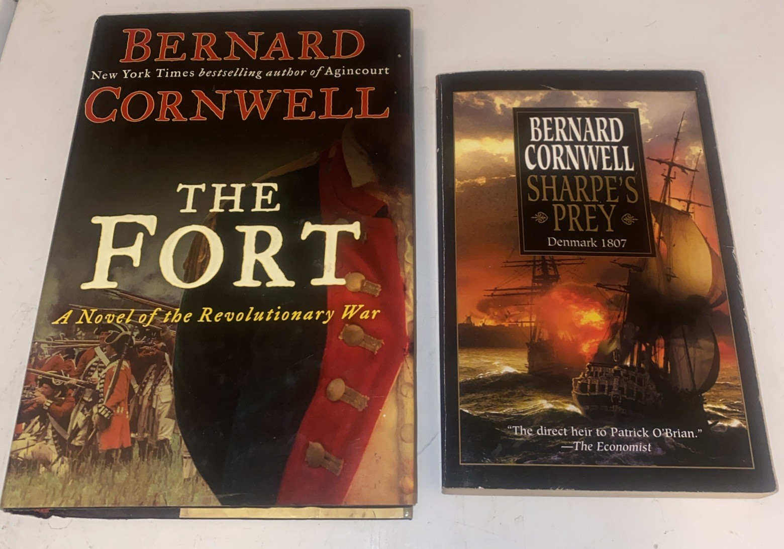 The Fort,Sharpe’s Prey,The Archer’s Tale, Sharpe’s Tiger, Vegabond
