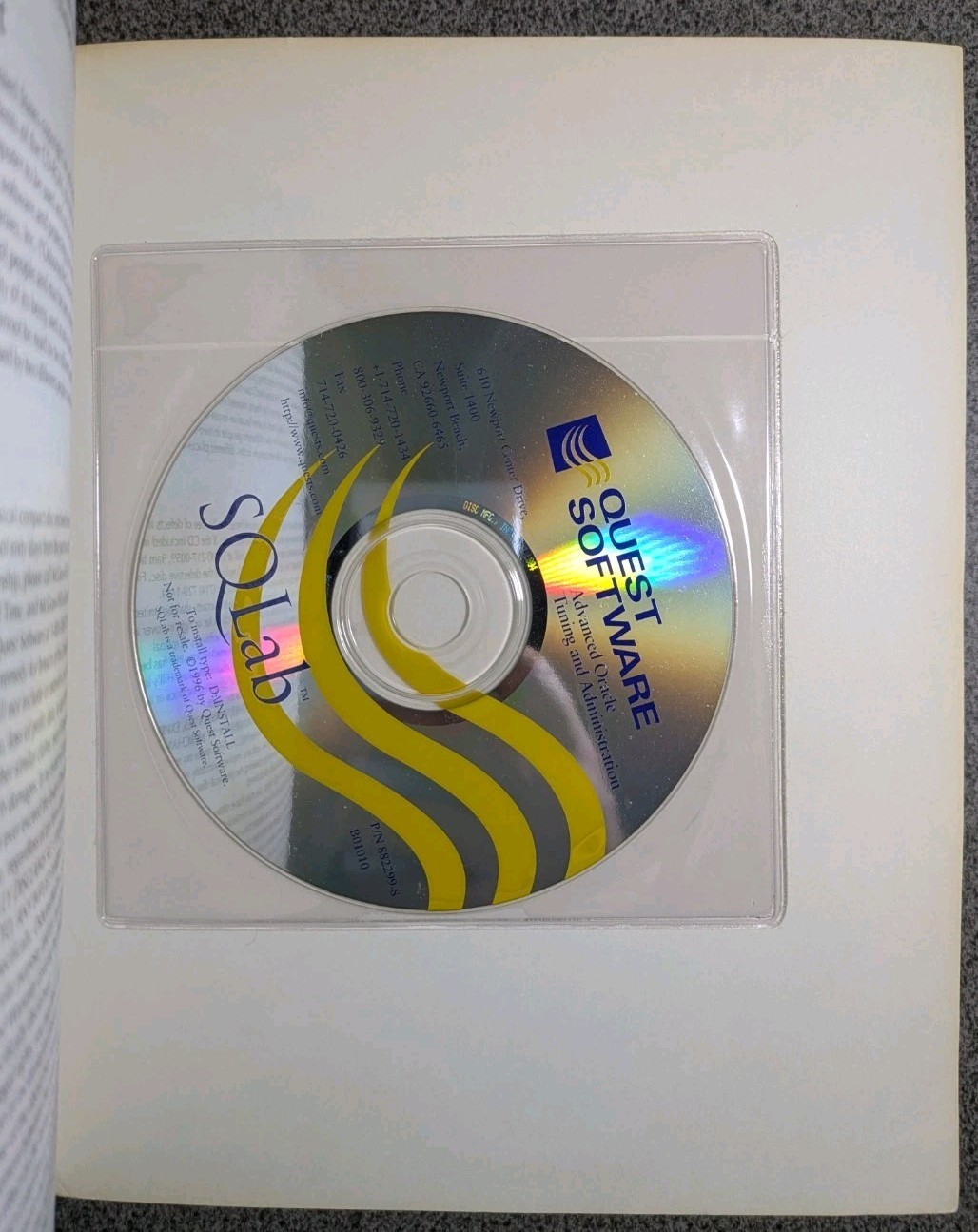 Advanced Oracle Tuning & Administration Book + CD Osborne McGraw-Hill 1997