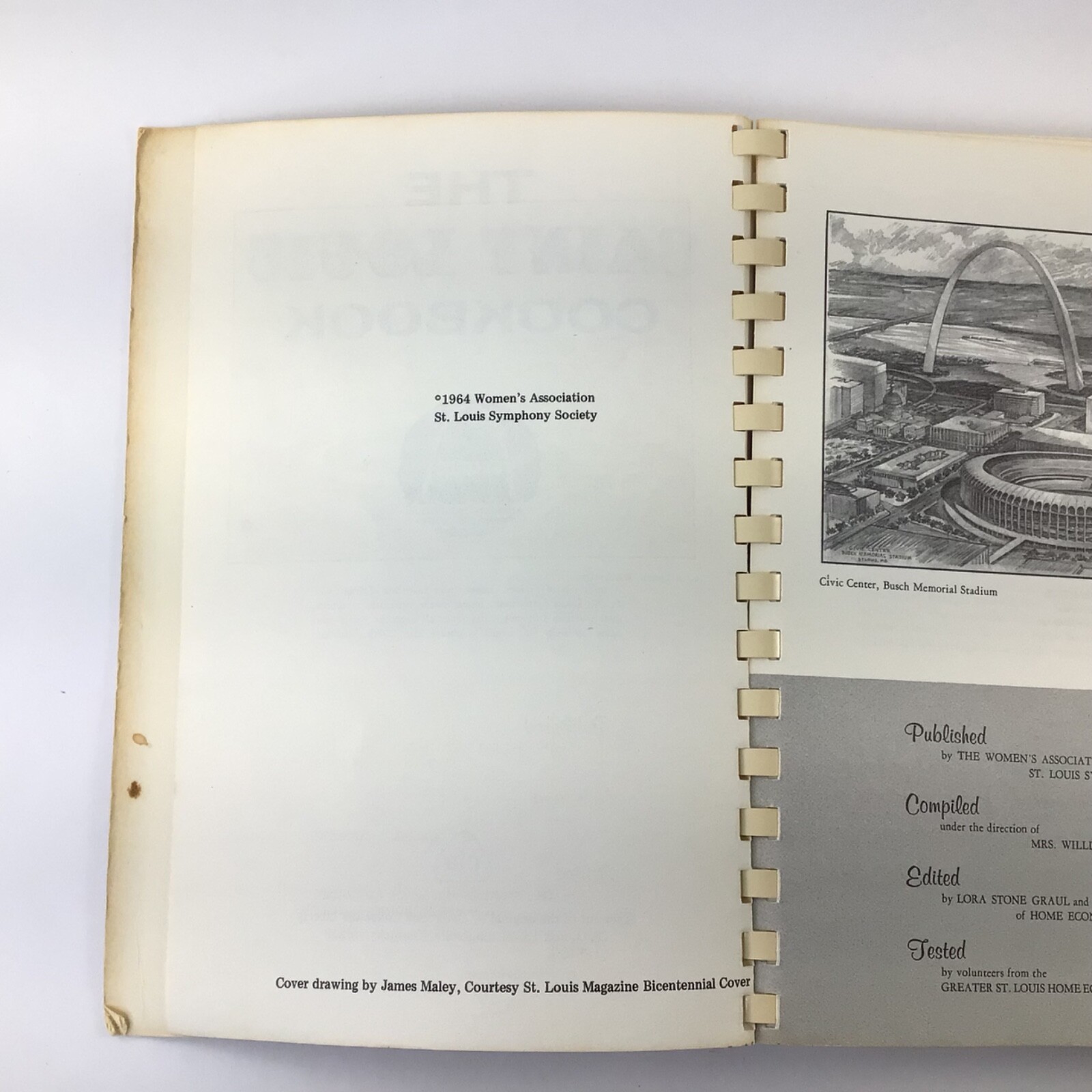 Vtg The Saint Louis Cookbook Bicentennial Issue 1964 Reprint 307 Pages Paperback