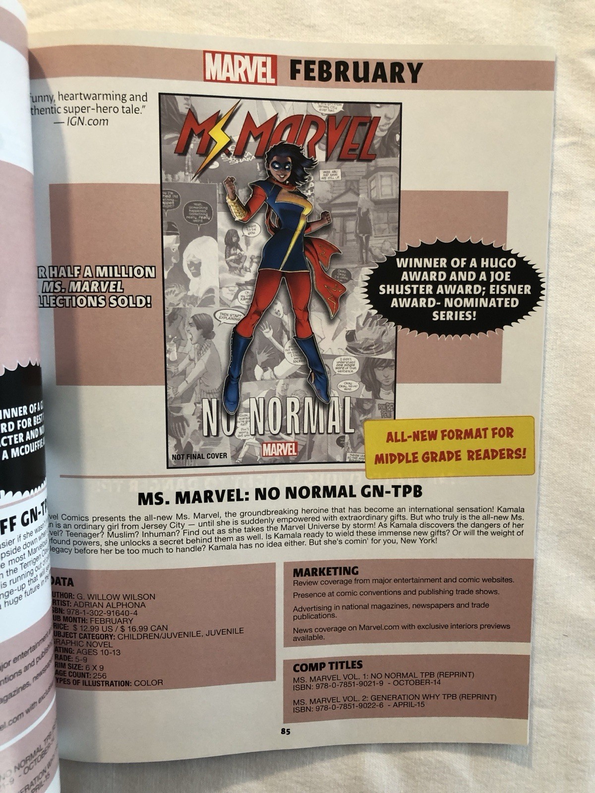 Marvel Book Previews Lot of 4 (Jan-Apr 2019/Sep-Dec 2019/Jan-Apr 2020/May-Aug..)