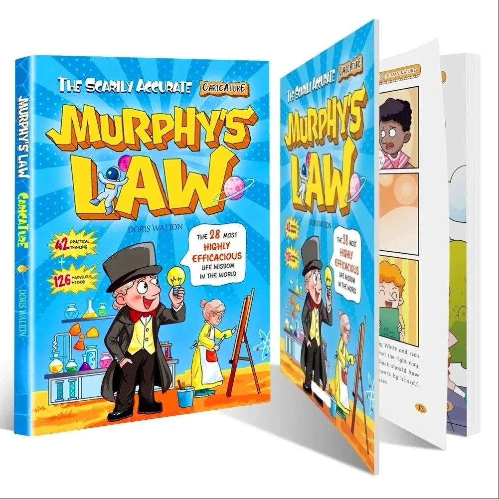 Murphy’s Law Learning Book for Kids 8-12 with 128 Pages Paperback Illustrated