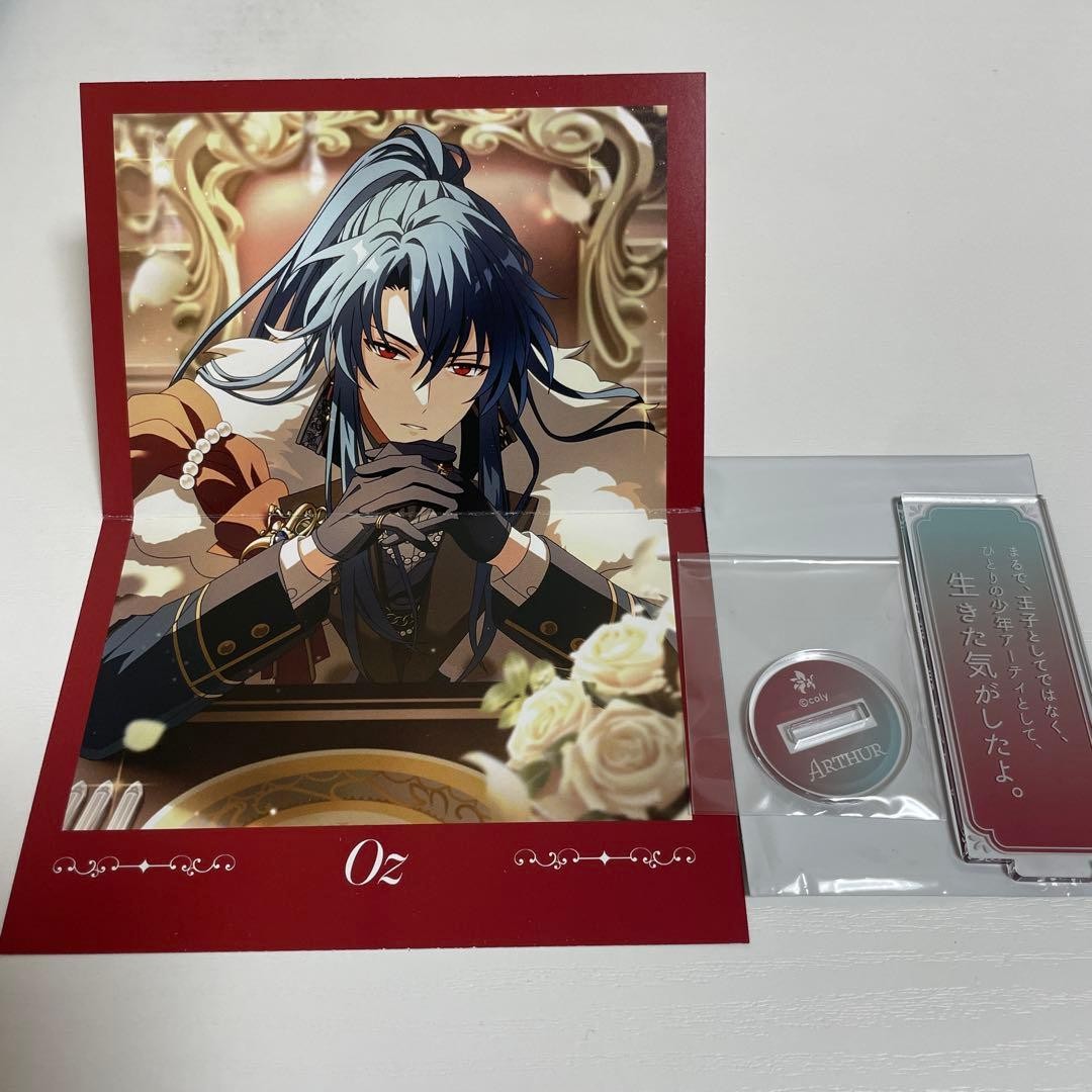 Mahoyaku 6.5th Anniversary Arthur Acrylic Stand Oz Animate Bonus Card