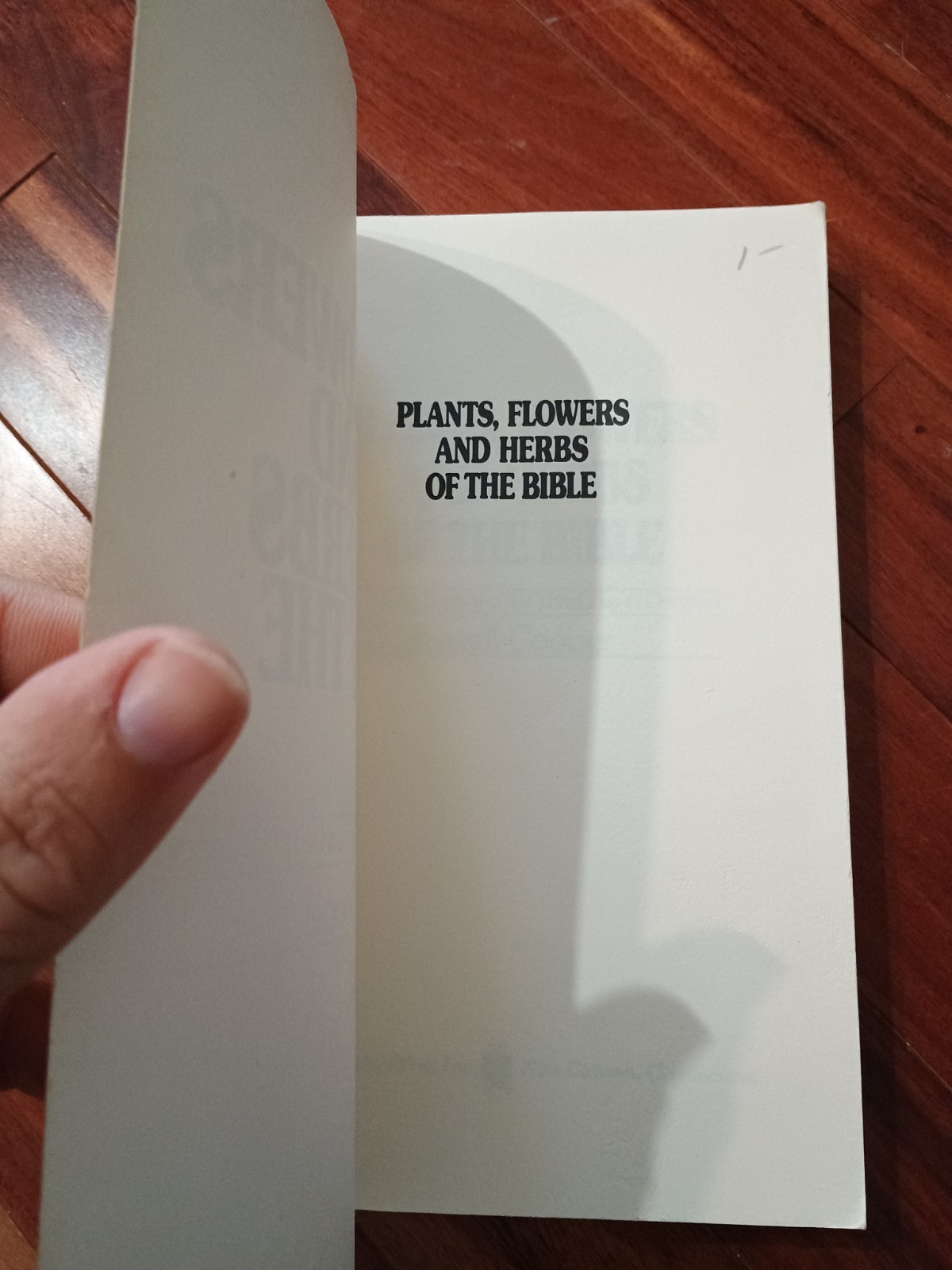 Plants, Flowers and Herbs of the Bible Paperback W. E. Shewell-Co