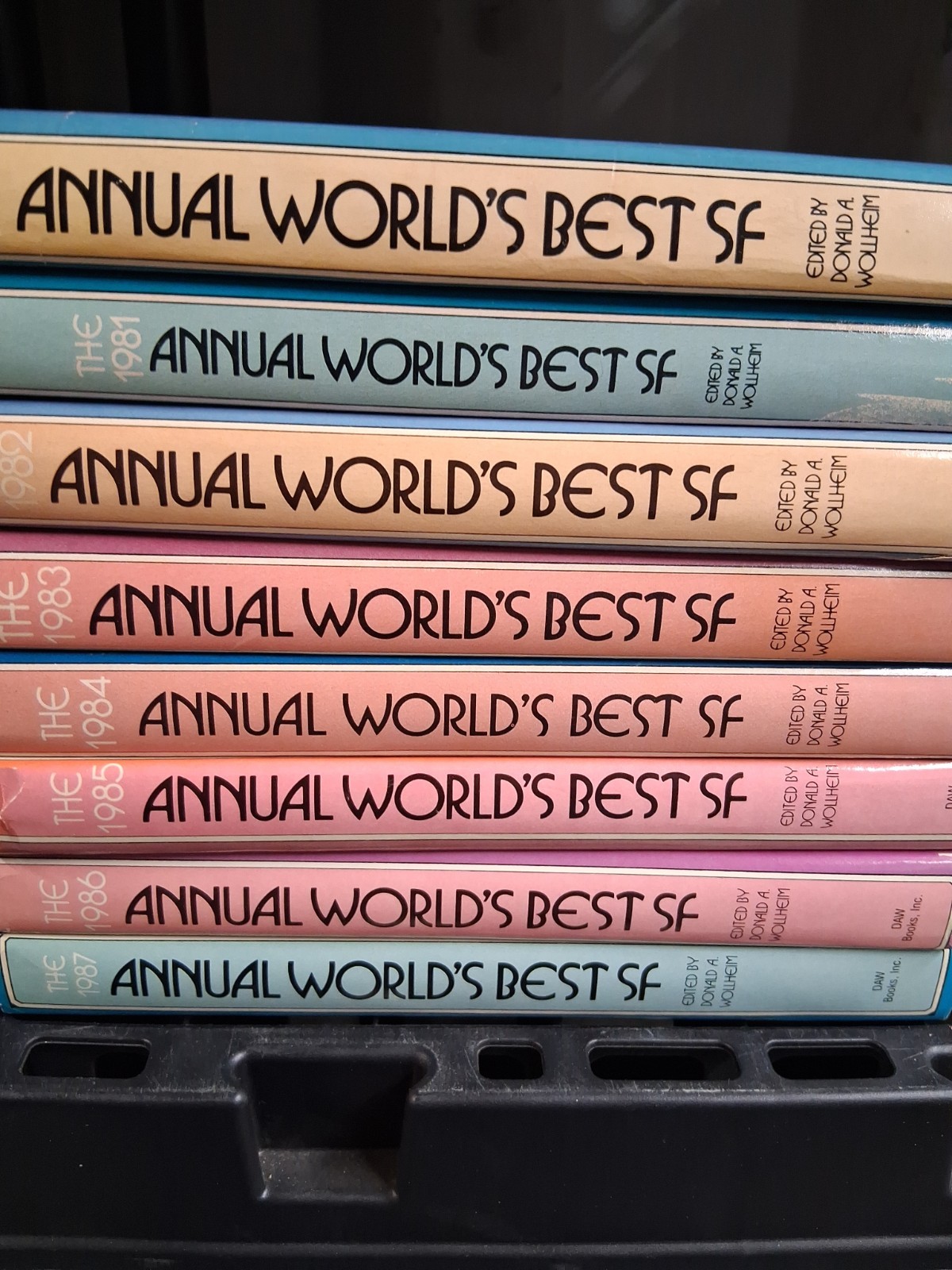 LOT 8 DAW The Annual World’s Best SF Science Fiction Hardciver Books 1980-1987