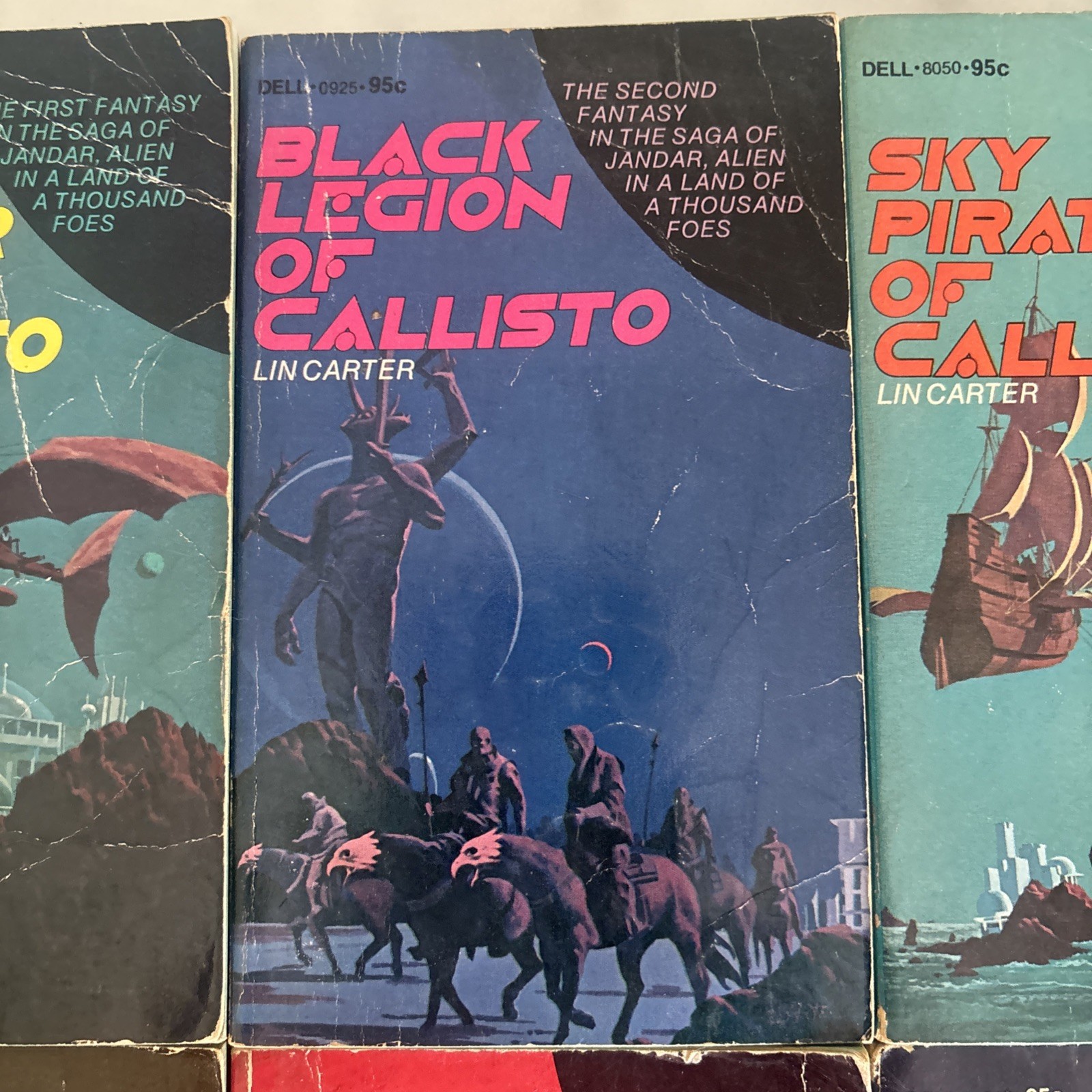 Lin Carter Callisto Complete Series Lot Of 8 Paperback