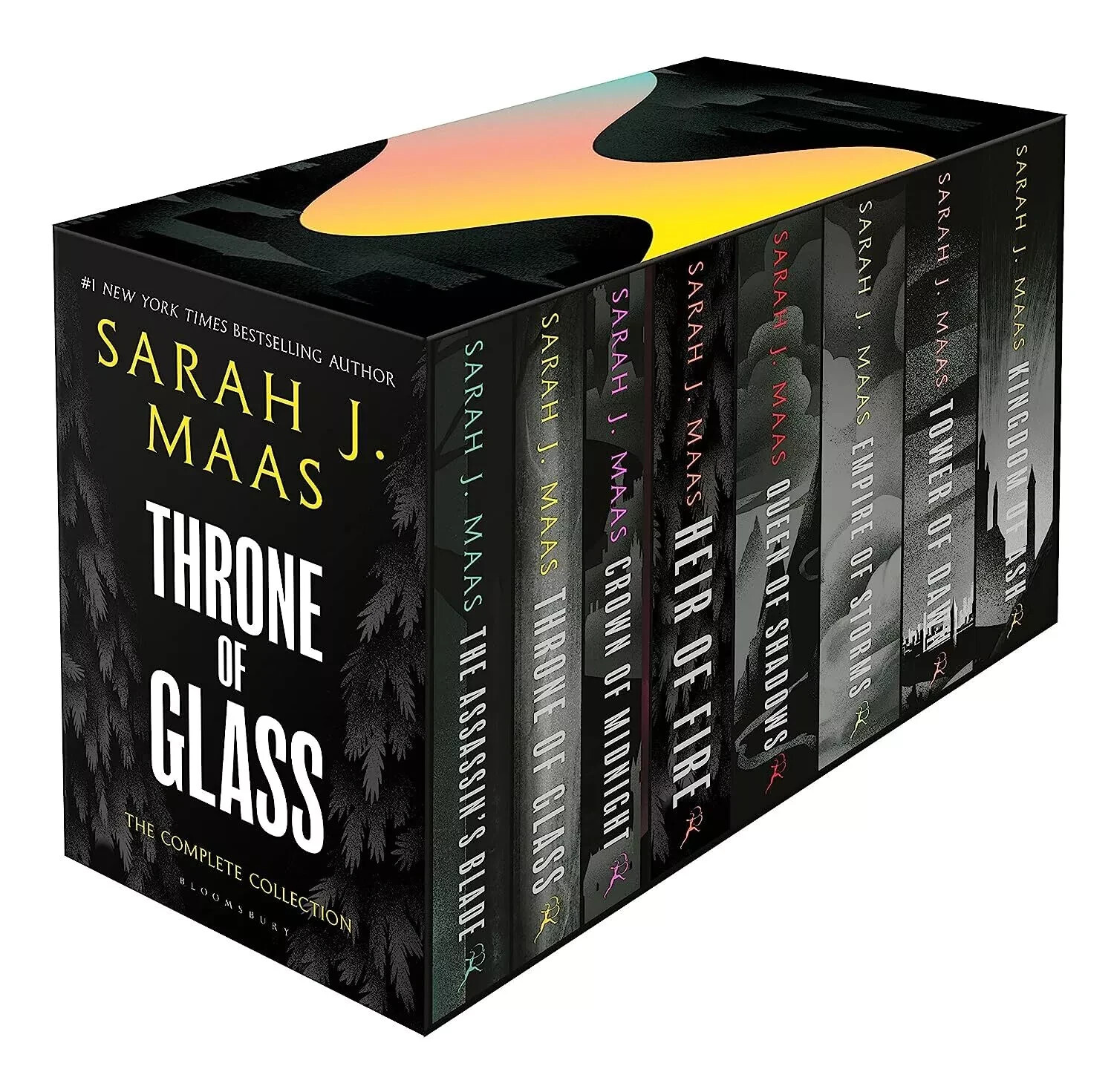 Throne of Glass 8 Books Box Set By Sarah J. Maas, Paperback…