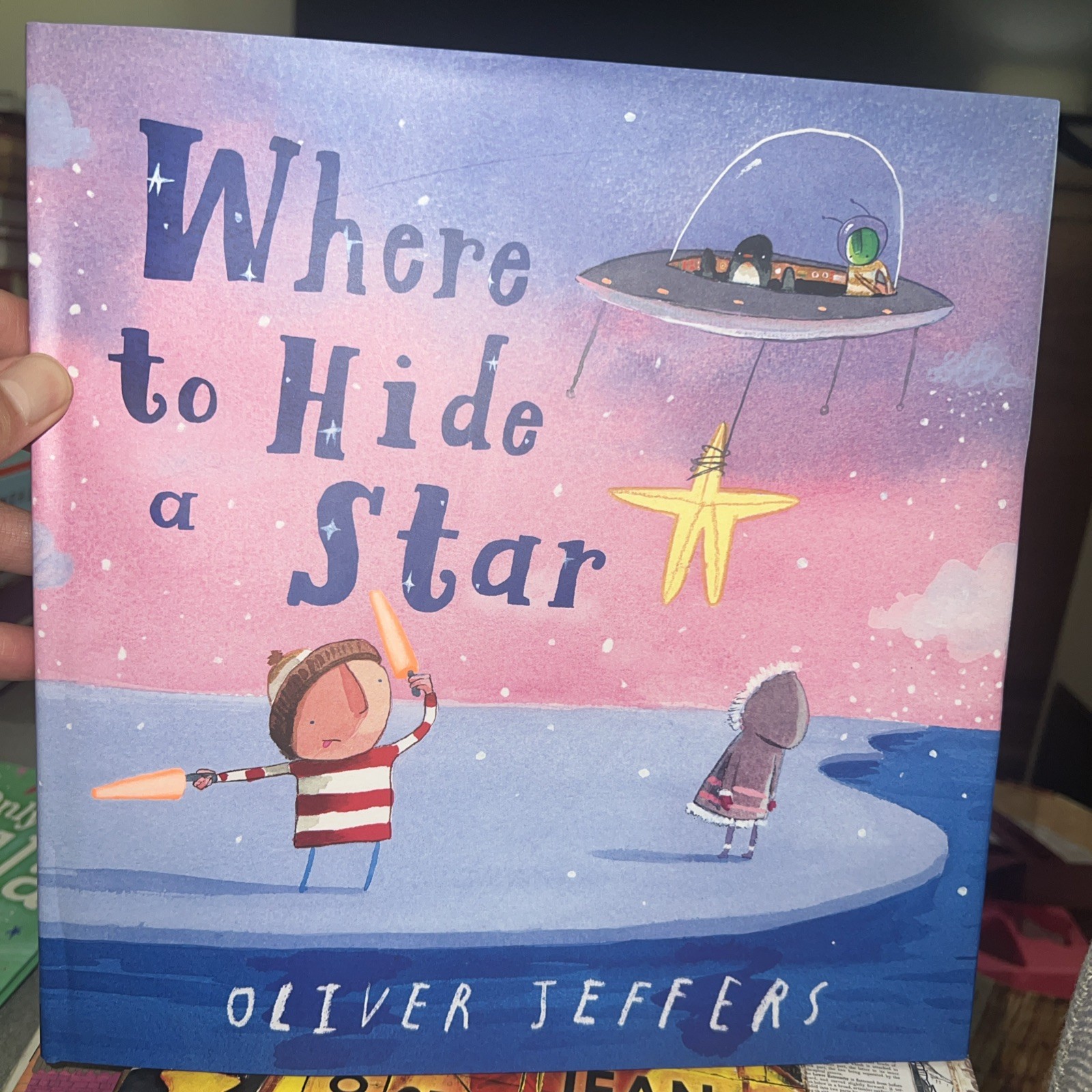 Where to Hide a Star by Oliver Jeffers (English) Hardcover Book orig $22.99