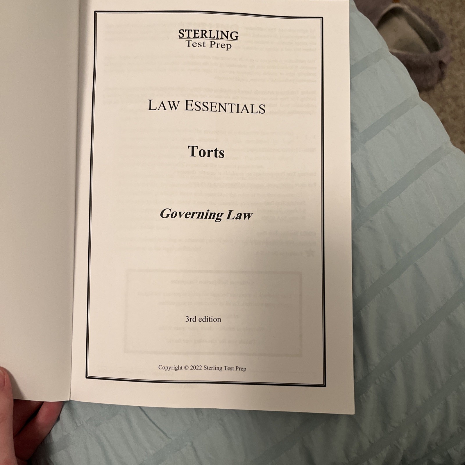 Torts, Law Essentials: Governing Law for Law School and Bar Exam Prep by Prep