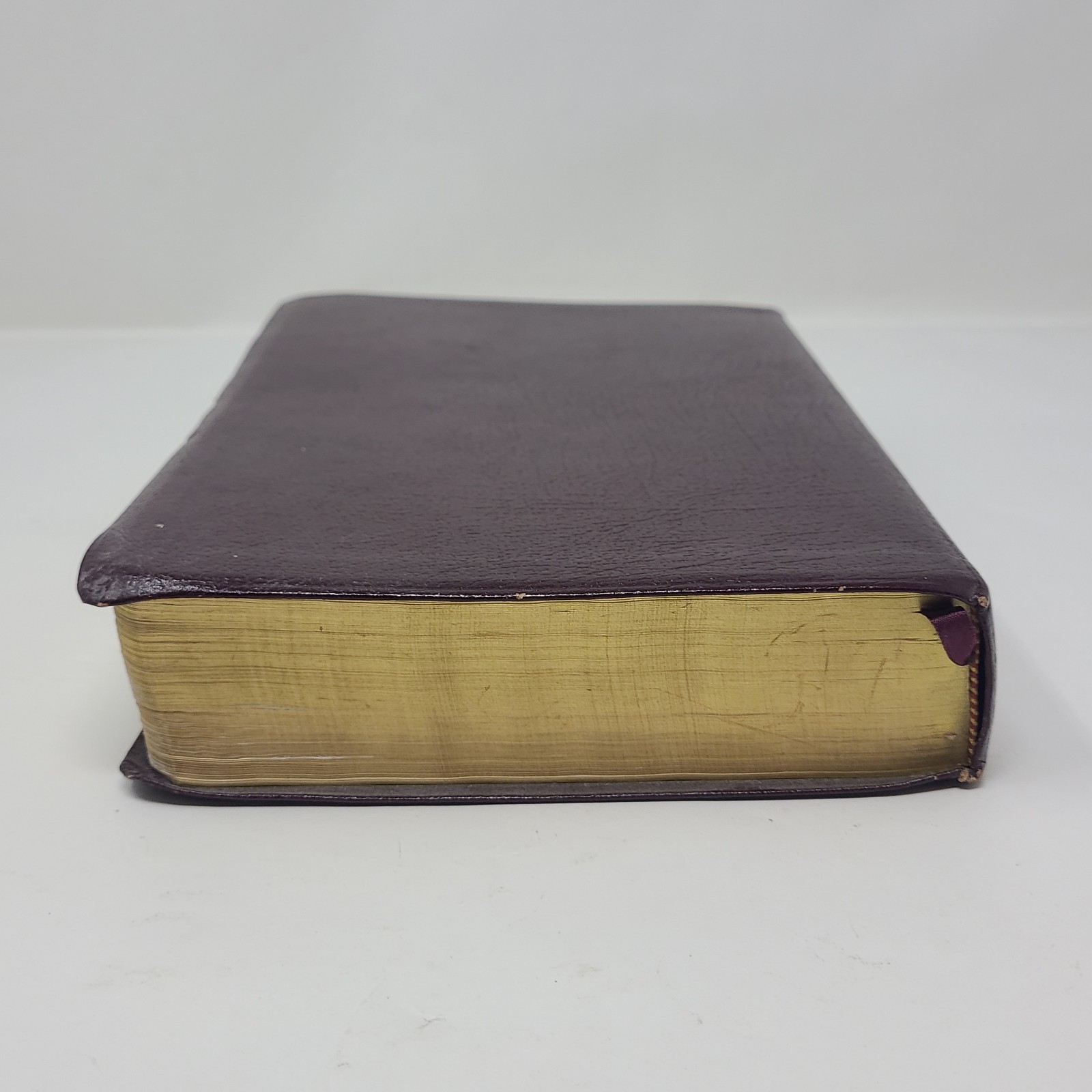 Vntg Ryrie Study Bible Expanded Edition 1995 NASB Burgundy Bonded Leather