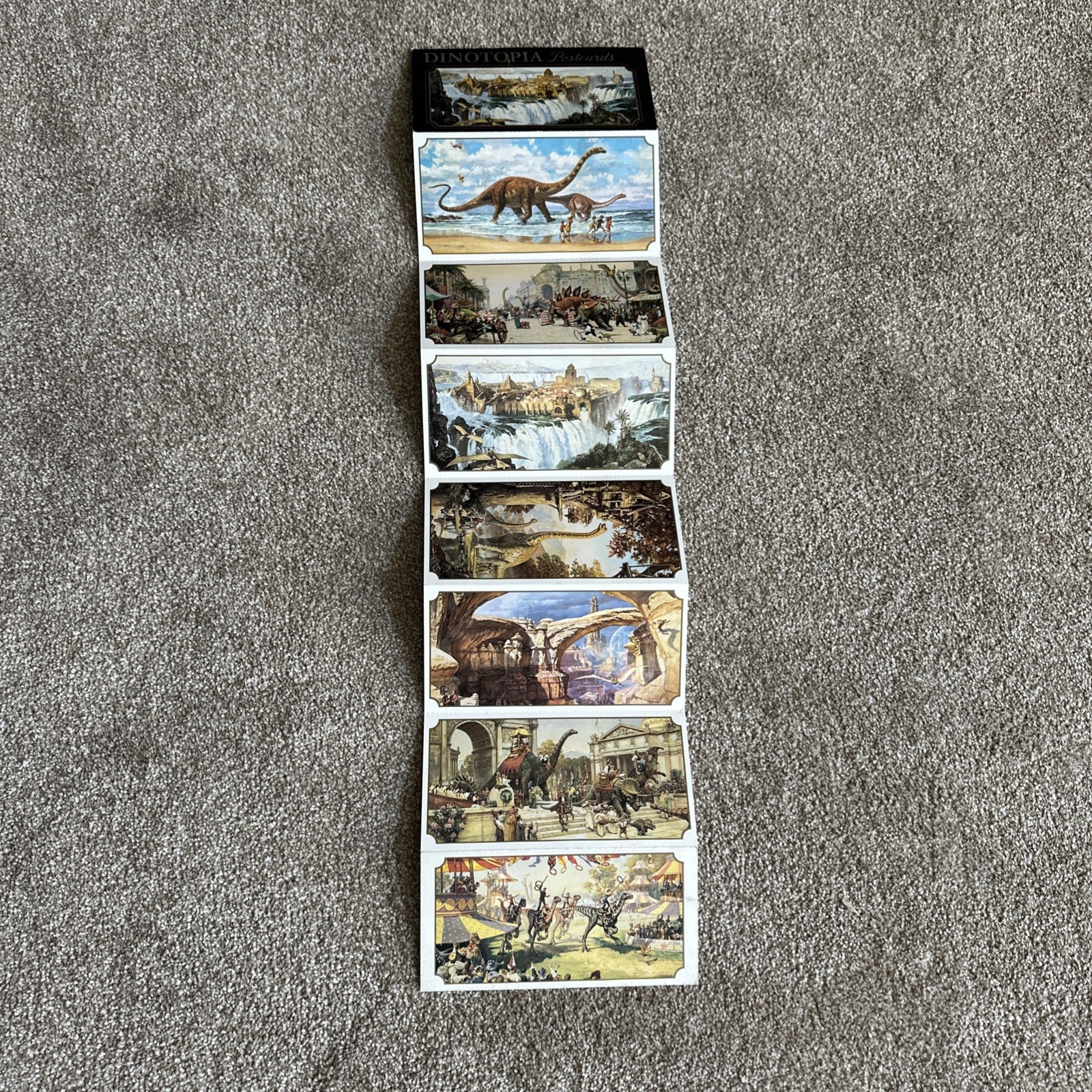 1993 Turner Publishing Inc. James Gurney’s DINOTOPIA POSTCARD BOOK “Rare”