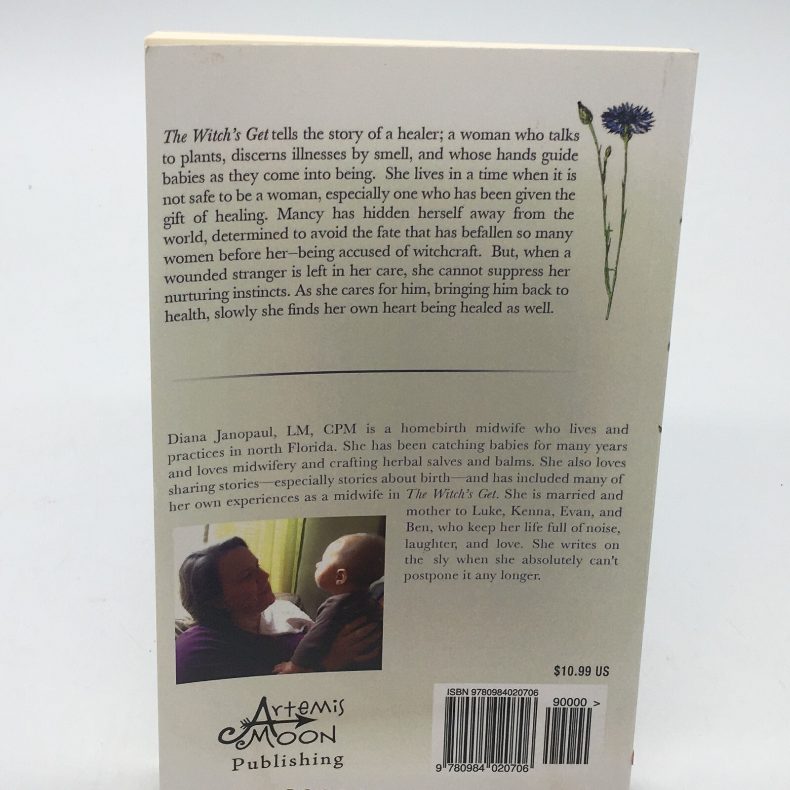 THE WITCH’S GET By Diana Janopaul Artemis Moon Publishing SIGNED COPY VERY GOOD