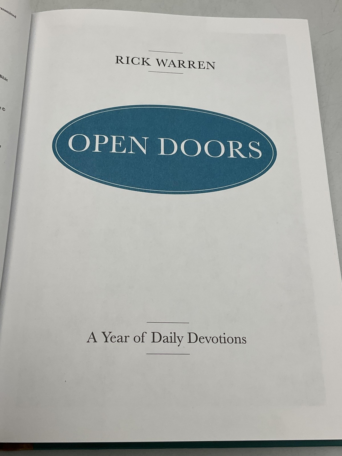 Rick Warren 3-Book Set The Purpose Driven Church, Life, Open Doors HC USA