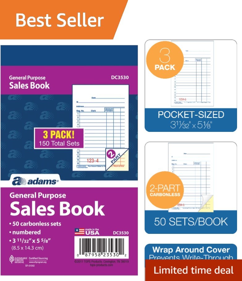 Professional Sales Order Books – 2-Part Carbonless, Ideal for Small Businesses