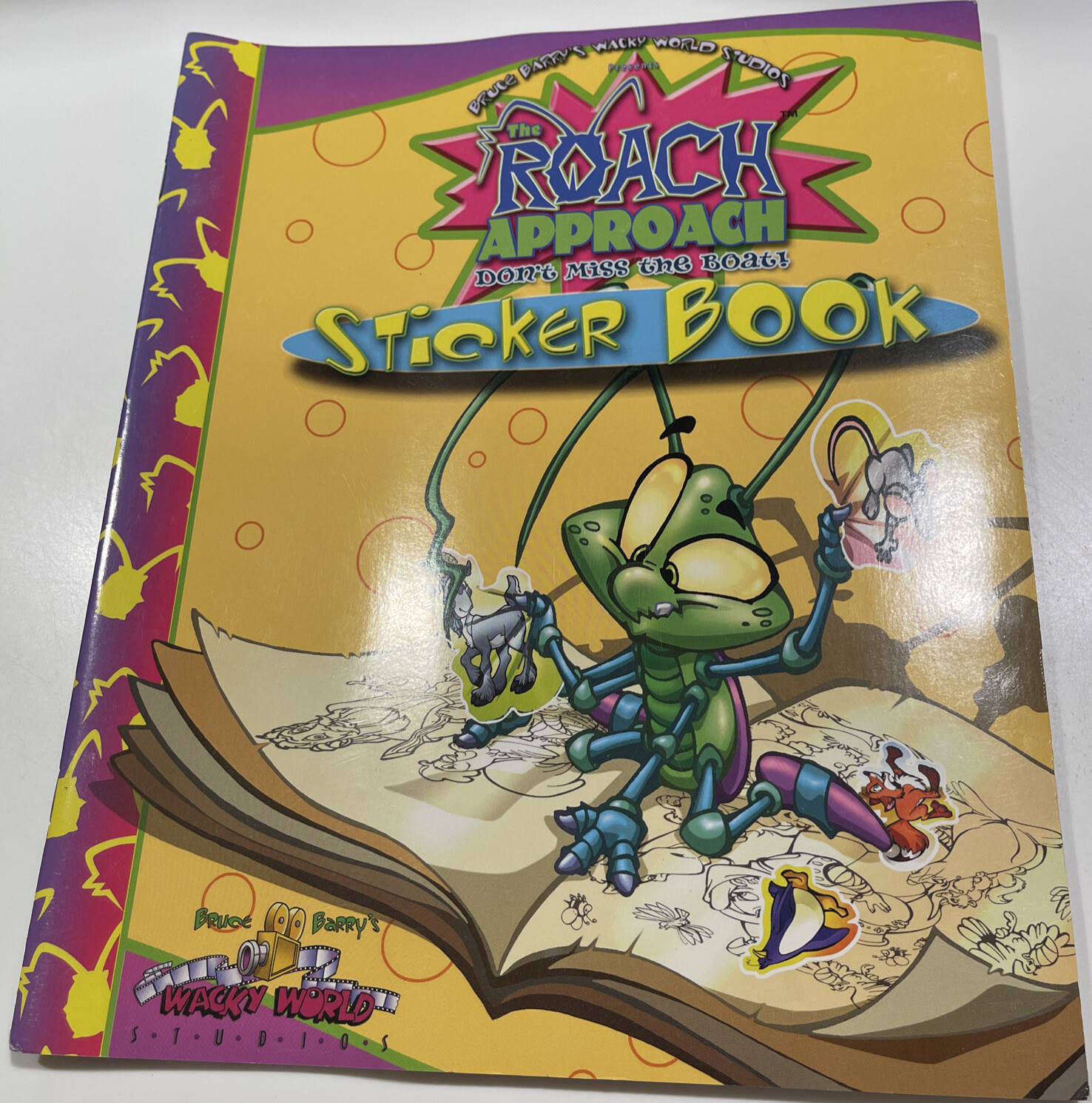 OP 2003 “The Roach Approach Sticker Book” 24 Fun Pages Based on the Roach Videos