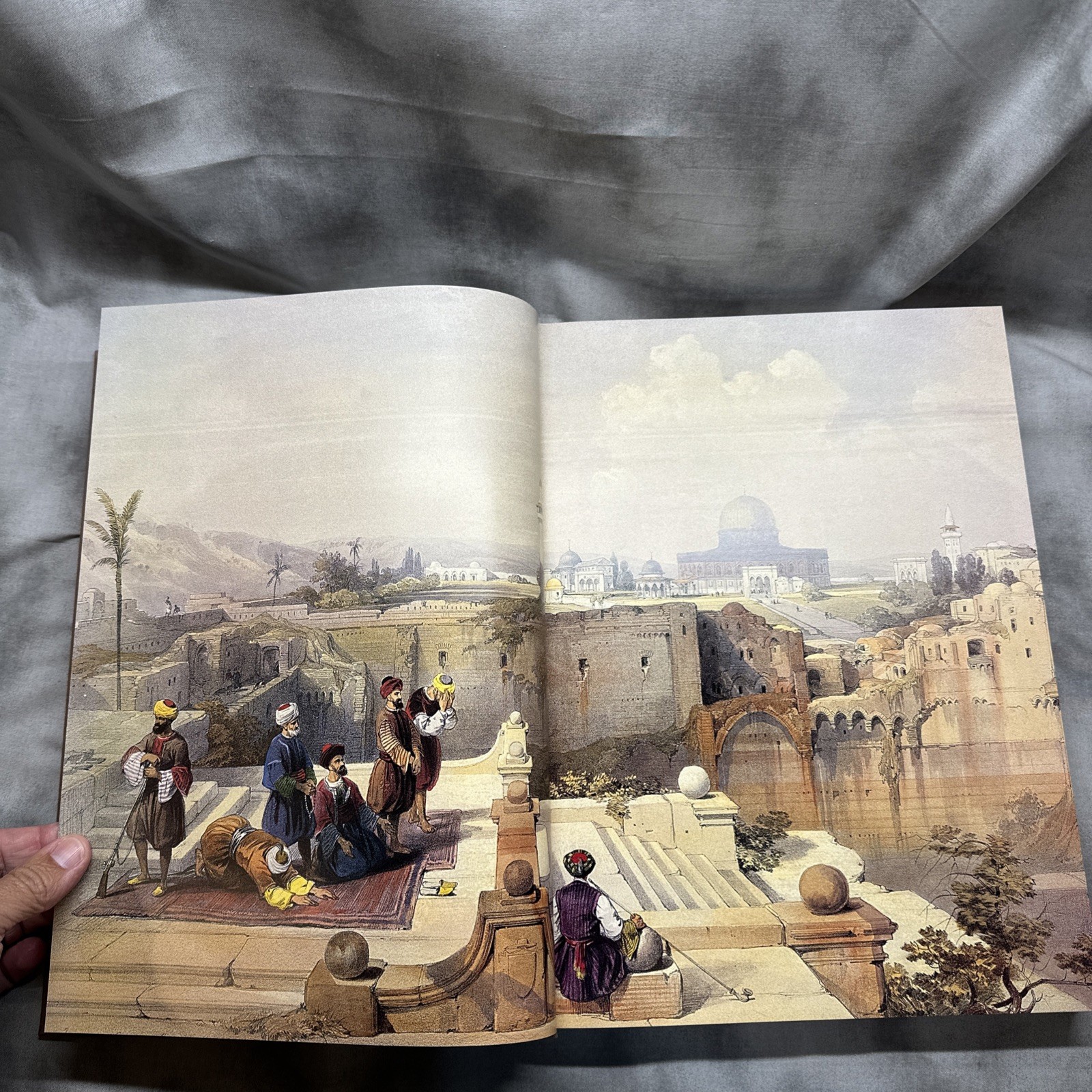 Egypt & Nubia-The Holy Land David Roberts 3 Vol HC Book Set slipcase Great Shape