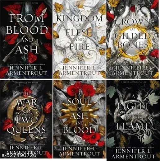 Blood and Ash Series 6 book collection by Jennifer L Armentrout PB