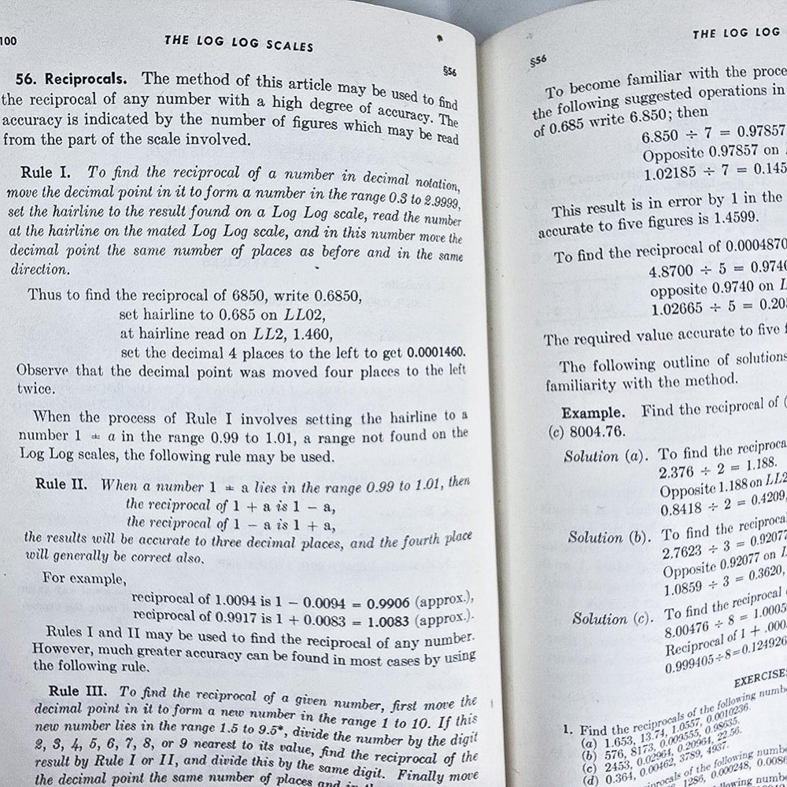 Log Log Duplex Decitrig Slide Rule Manual No. 4081 Keuffel & Esser 1955 Vtg MCM