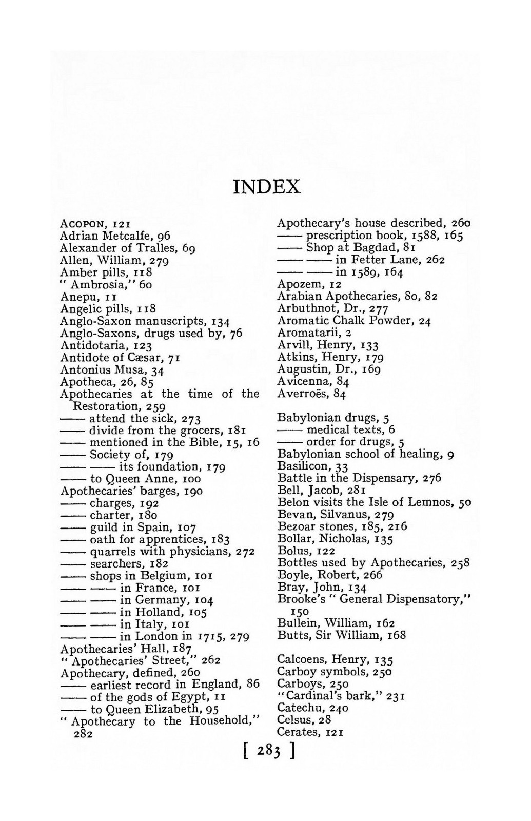 1929 The Mystery And Art Of The Apothecary 311 Pages